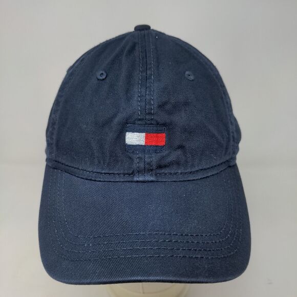 Tommy Hilfiger Men's Slideback Hat Blue Size OS Embroidered Logo Cotton - Picture 2 of 8